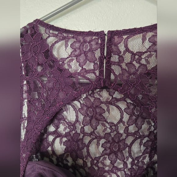 Bill Levkoff Purple Sample Gown Size 10 - Picture 3 of 10